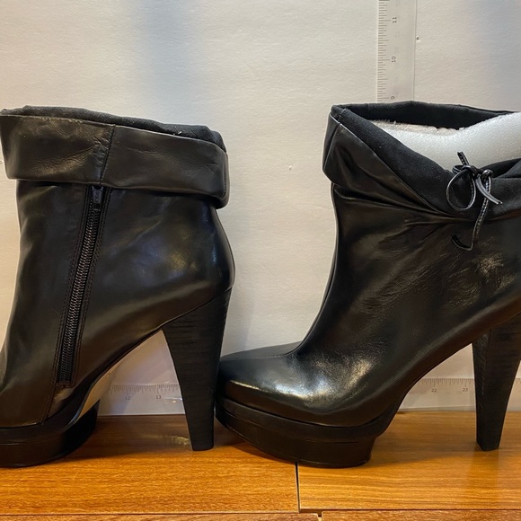 Nine West Platform Boot - Size 8.5M “Iverges” - 4”Heel. Black - Picture 4 of 12